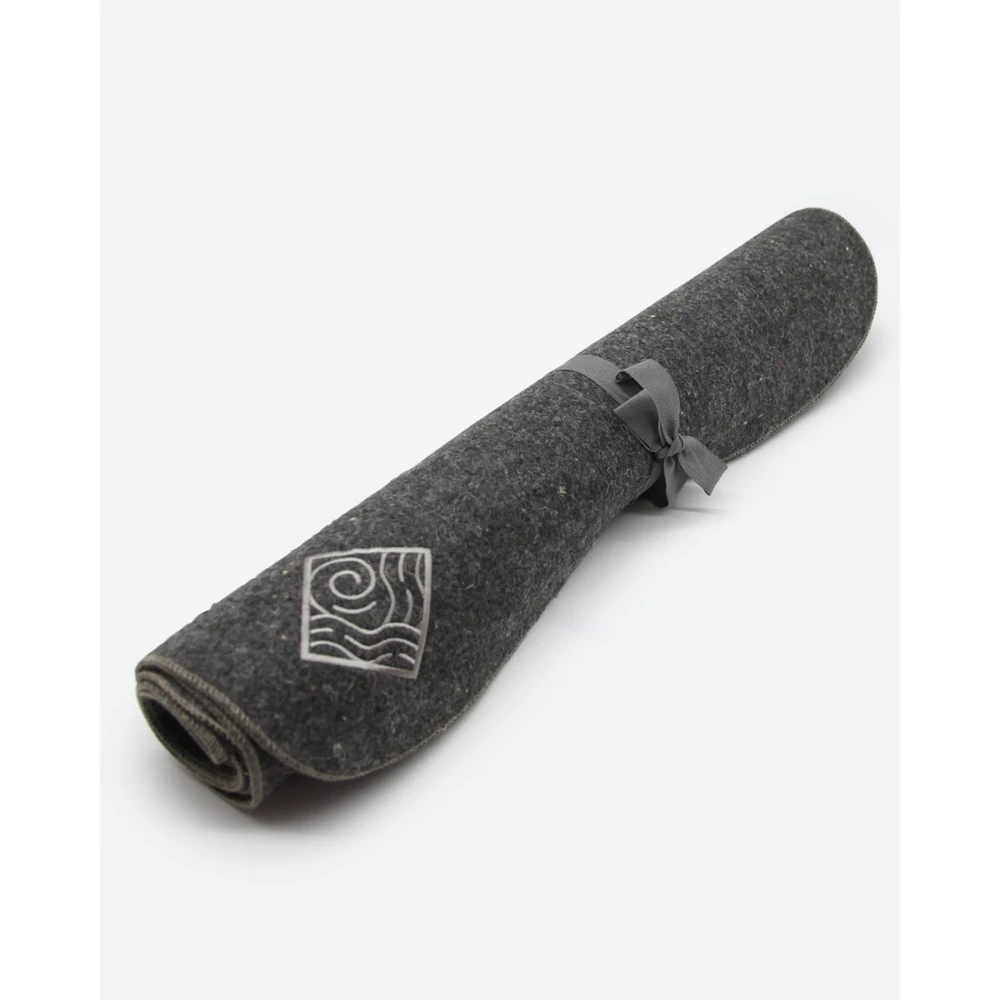 Ковер большой/Скрутка/лежак для бани/ коврик с вышивкой VALENOK BIG GREY 1800х600 мм