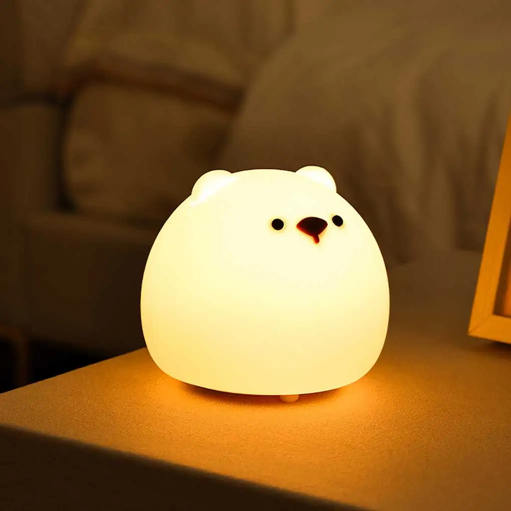 

LED Night Light 1200mah Home Kitchen Bedroom Indoor Bedside Touch Lamp