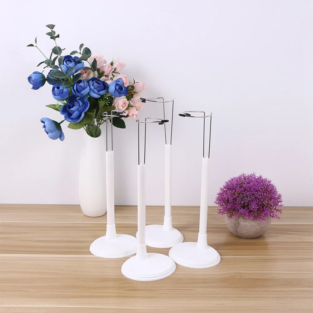 

2Pcs Stands Display Holder Bracket Support Figures Display Rack Action Figure Stand for Bear Organizer ( White Rack for 35cm )