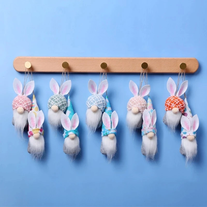 

10 шт., декоративные гномы в виде Пасхальных Кроликов