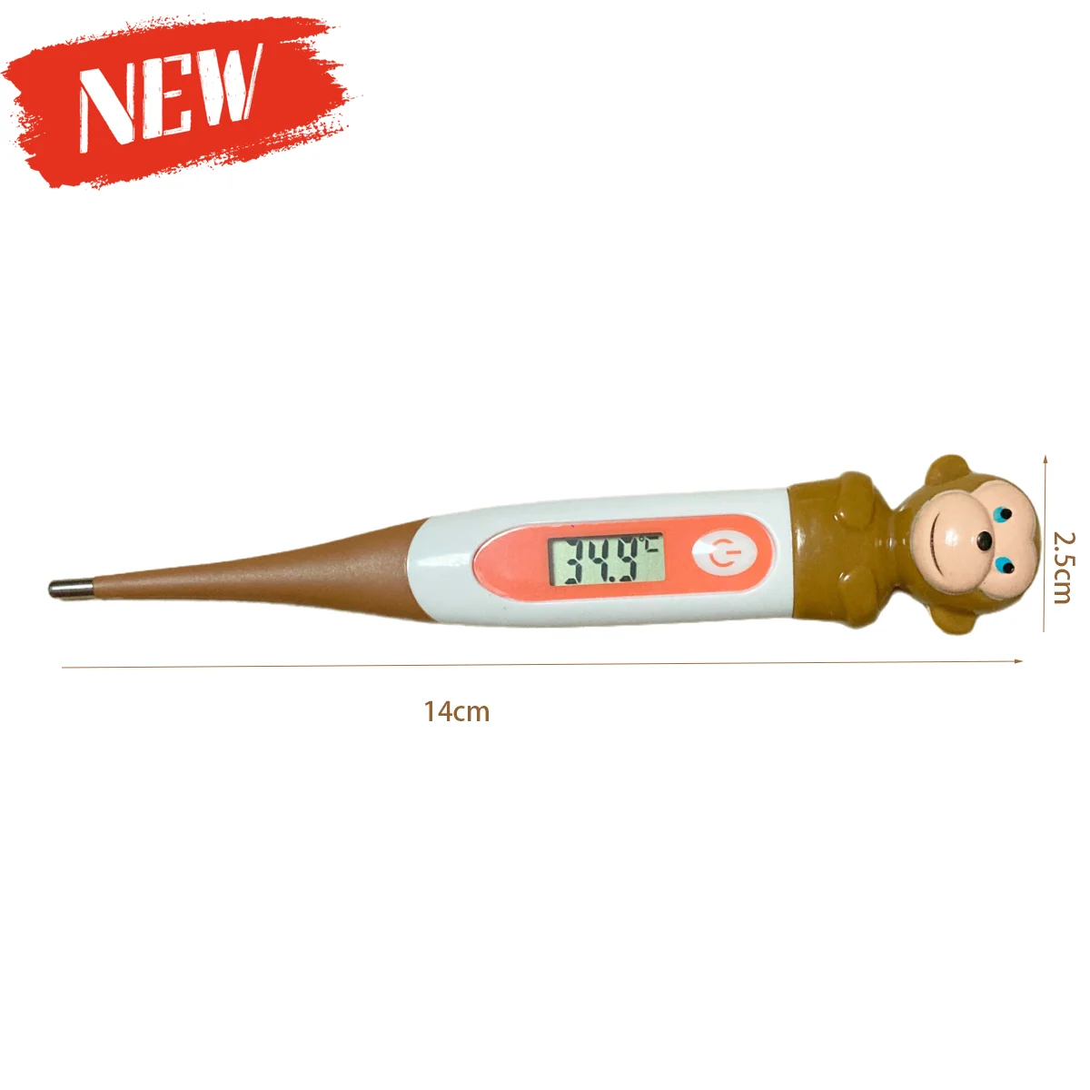 1 шт. водонепроницаемый мультяшный термометр цифровой оральный подмышка или