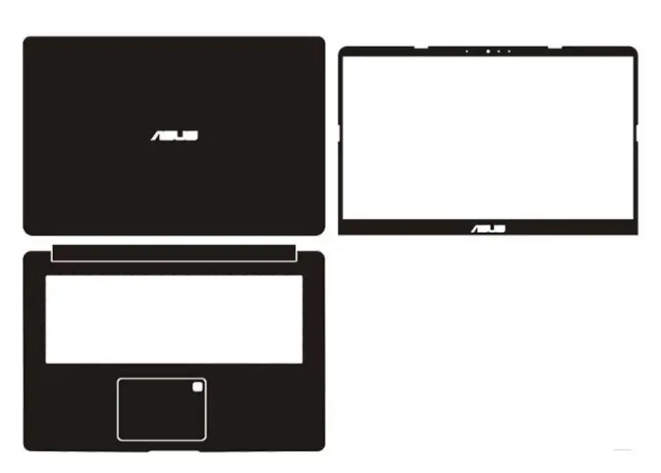 Наклейка для Asus ROG X13 GV301 GV301Q S14 S430 S430U S430F S410U S410 X411 X411U S510U F510U X510U A510U V580Q 3 шт. |