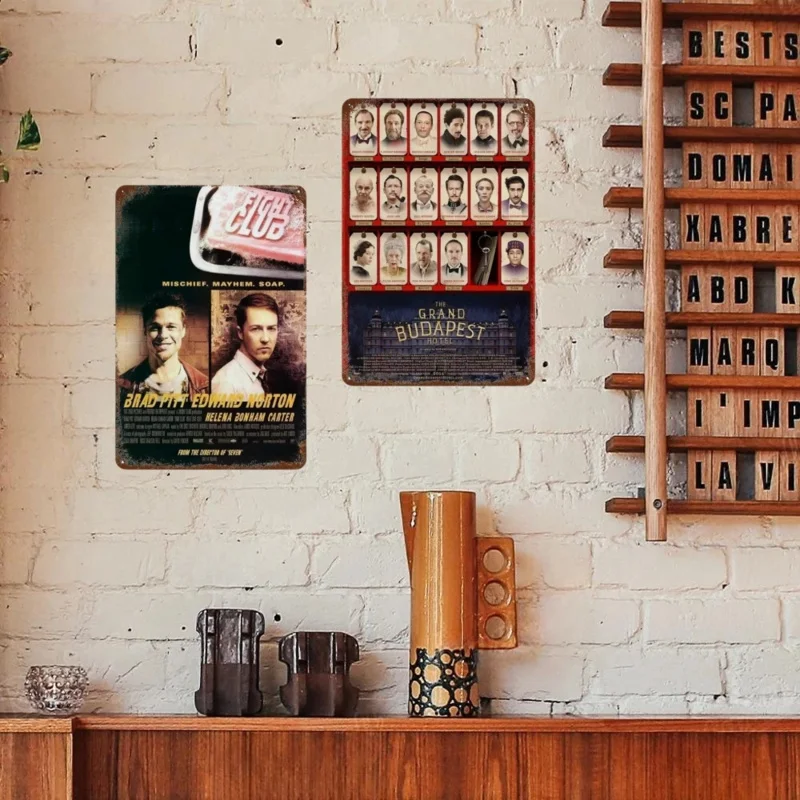 Классическая американская ретро-пленка Oskar металлическая табличка из старого