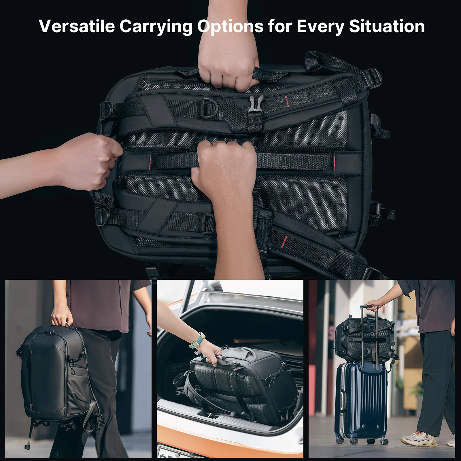 Рюкзак Ulanzi BP09 для фотоаппарата 22 л Женская дорожная сумка большой емкости