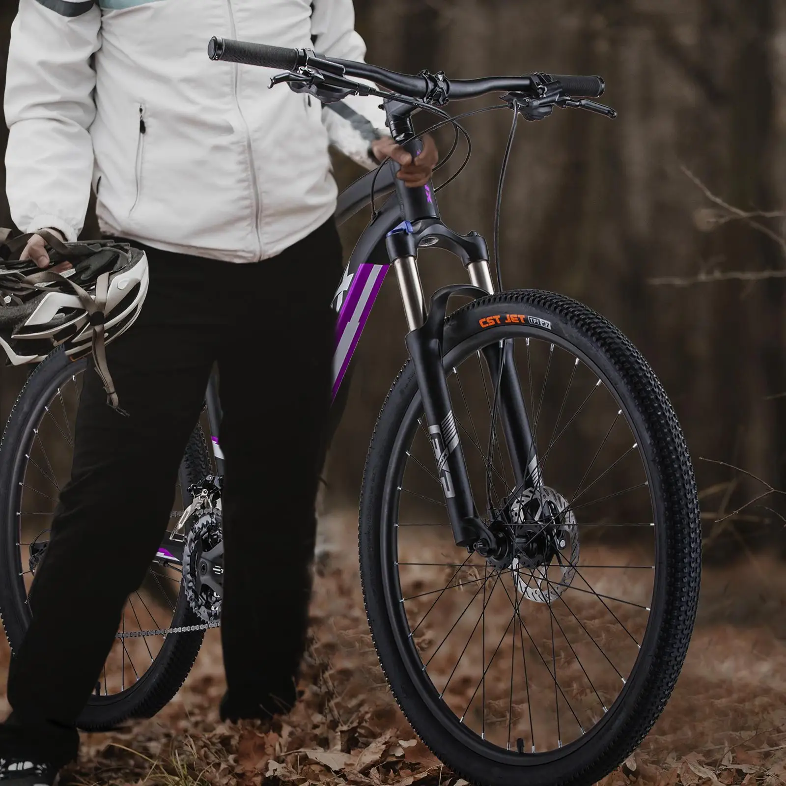 

Durable Mountain Bike 27.5 inch Hydraulic Disc Brakes Lightweight Accessories Double Sealed Bearing for Youth Cycling Men Adult