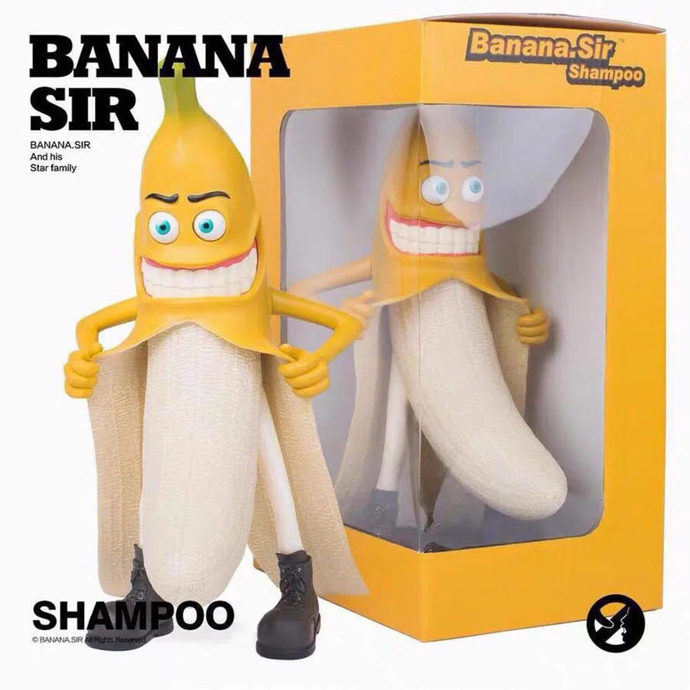 

Fun Banana Statues Action Figure Spoof Toys Anime Funny Model Toy Ornaments Decorative Trendy Play Dolls Ornament Decoration