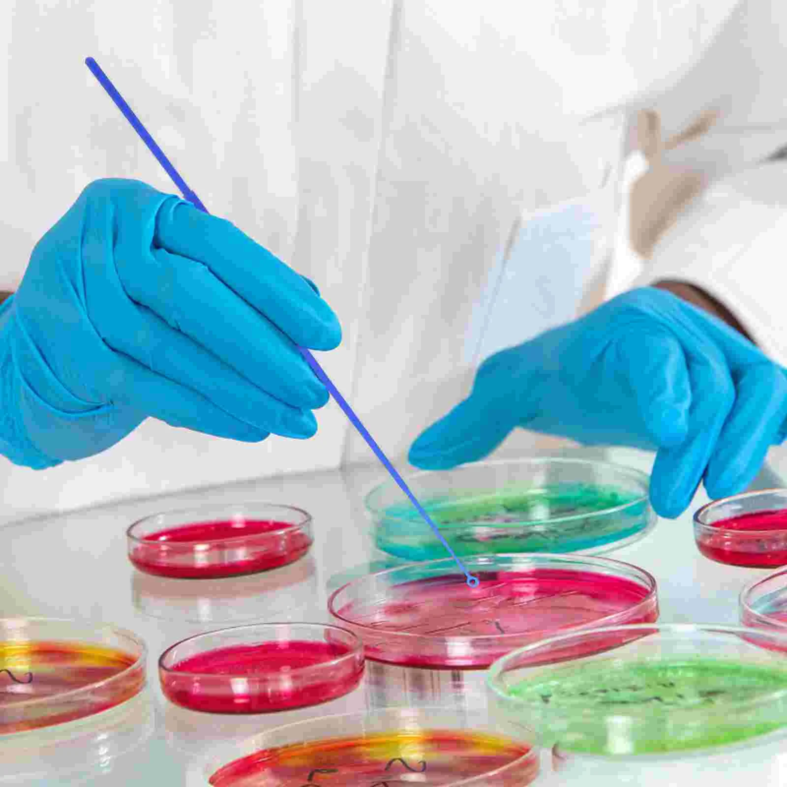 20 шт. одноразовая инокуляционная палочка для микробиологии стержень инокуляции