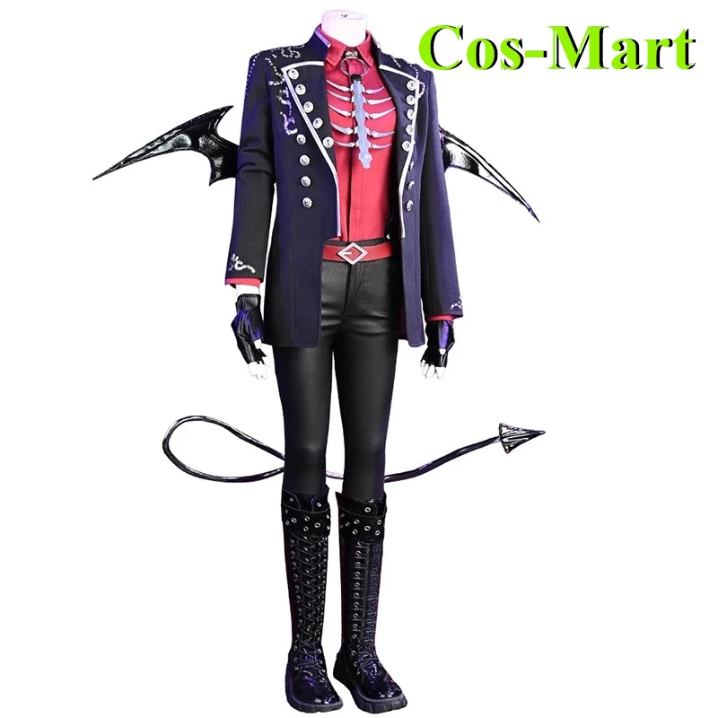 Cos-Mart аниме Vtuber Nijisanji VOLTACTION косплей костюм демона мужская команда красивая