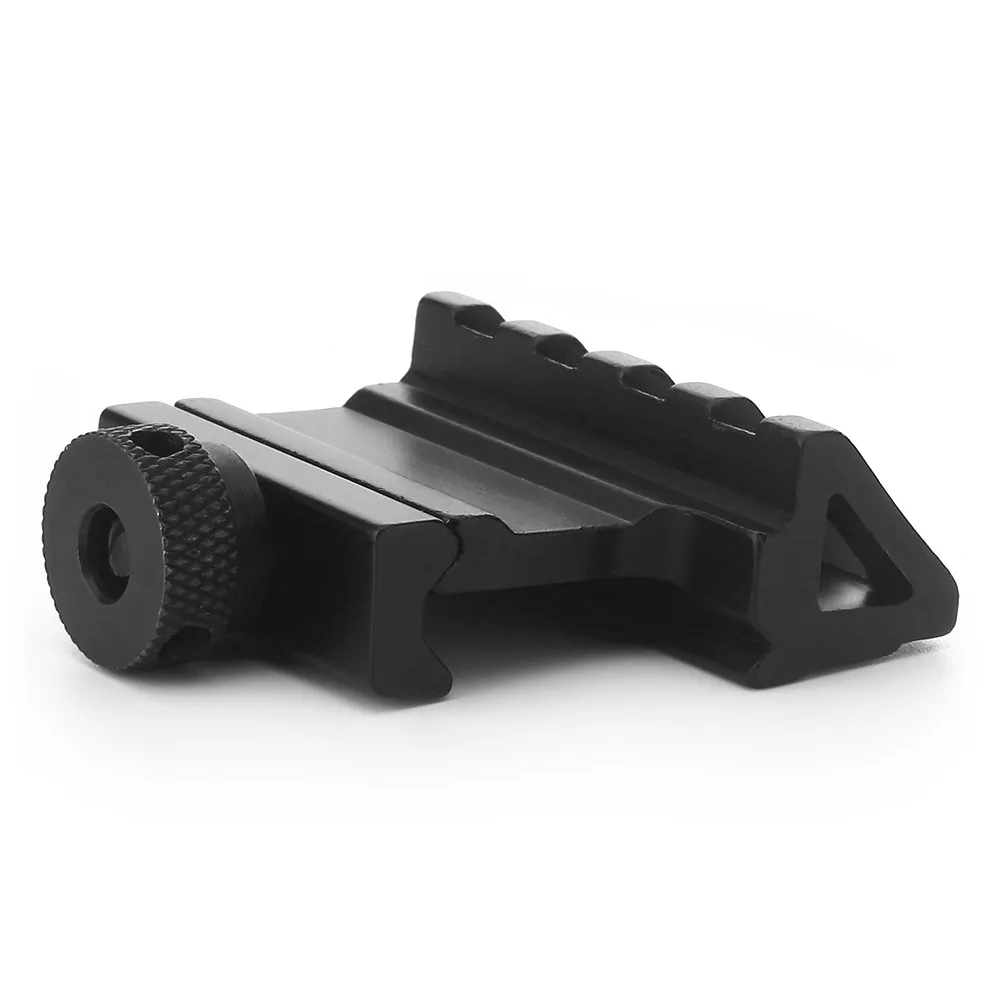 45 Degree Angle Tactical Scope Mount Aluminum 4 Slot Side Rail RTS Sight Airsoft 45mm 20mm Pistol Base Adapter |