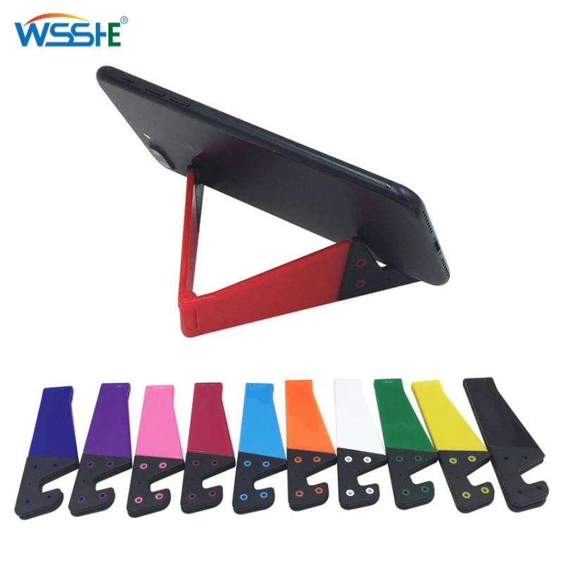 

1Pcs Desktop Stand Colorful Universal Portable Foldable V Model Mobile Phone Mount Holder Stand Cradle for Cell Phone