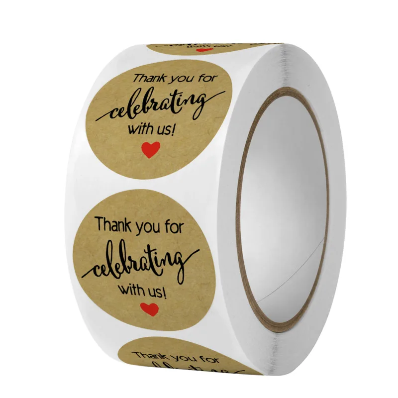 500 шт. винтажные наклейки из крафт-бумаги свечи ароматизированные Вощеные хлопья