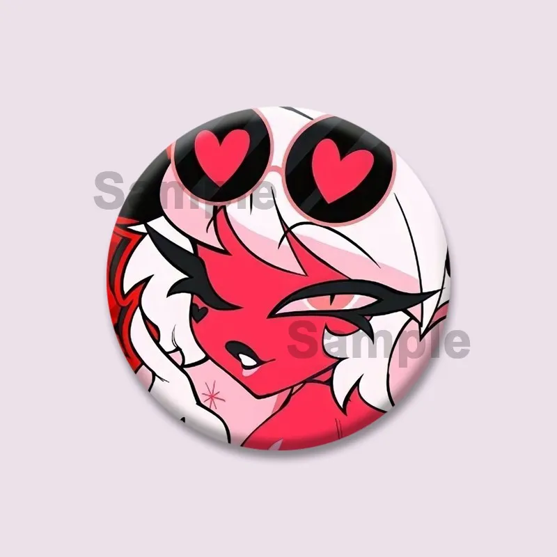 Эмалированные значки Helluva Boss  Blitzo Stolas Moxxie