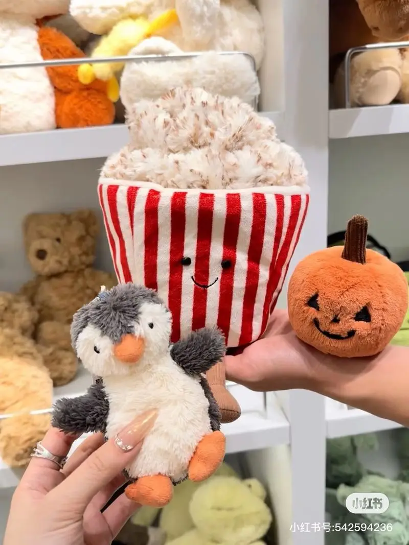 Ограниченная серия новая забавная кукла-попкорн Jelly Cat сопровождает украшения