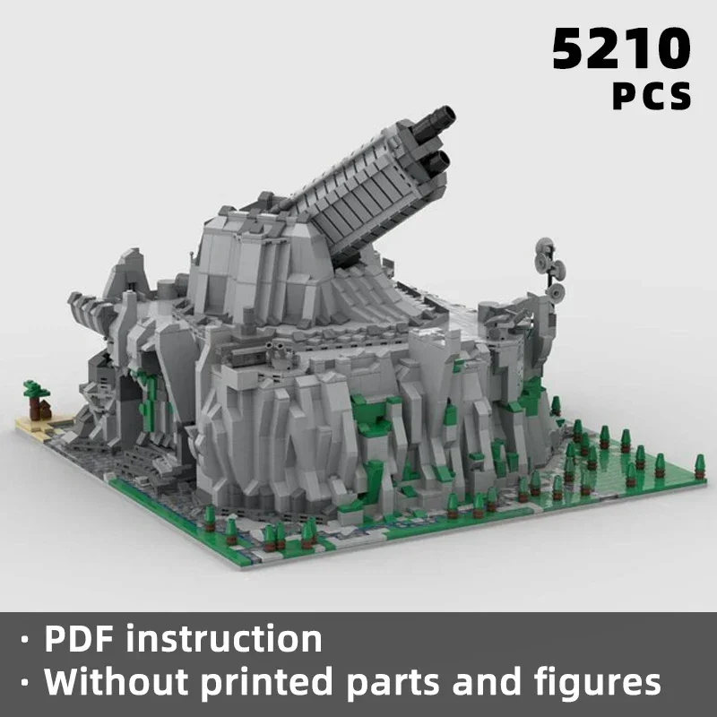 Система научной фантастики для защиты большие кирпичи башни планетарные блоки