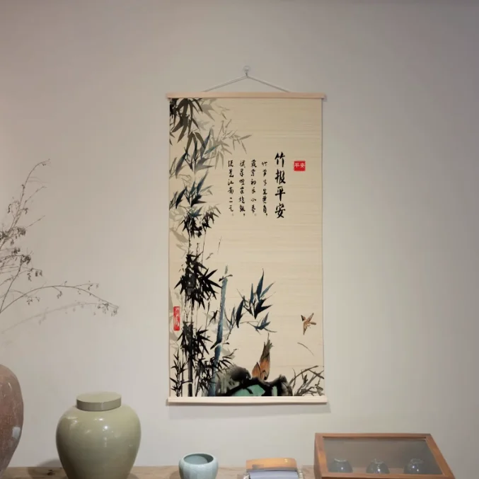 

Бамбуковые жалюзи Beauty Flying Pigs 40x70 см