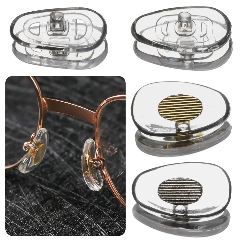 Силиконовые насадки S/L на нос с винтом фиксатор для очков солнцезащитных