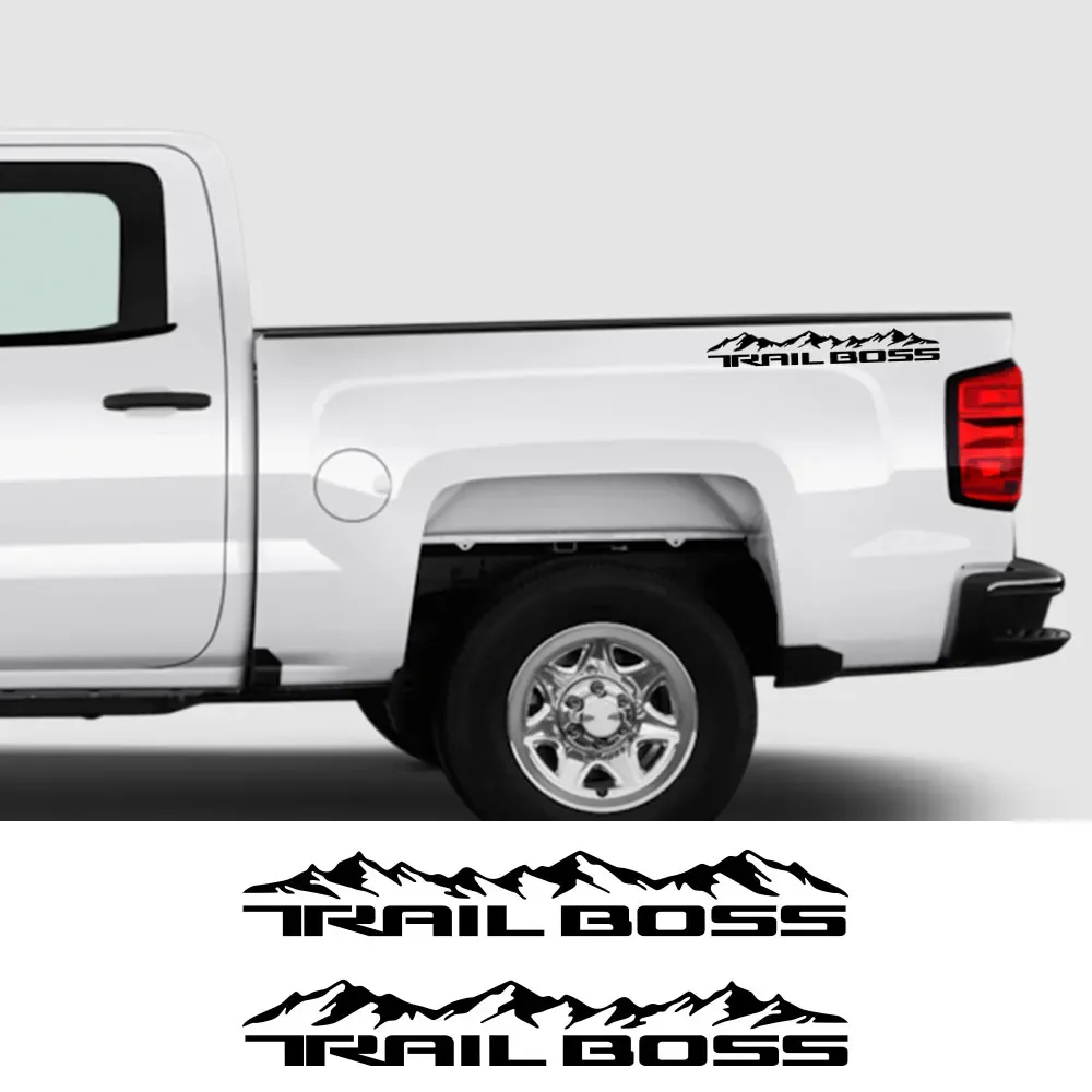 

Боковая наклейка на кузов для Chevrolet Silverado 1500 LT LTZ WT Trail Boss, капот грузовика, декоративные наклейки на заднюю дверь автомобиля, авто аксессуары «сделай сам»