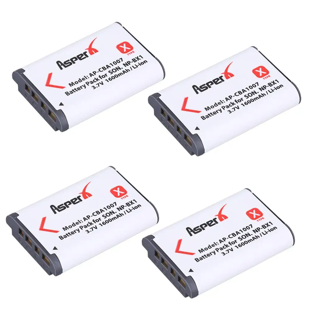 Аккумулятор для Sony aspernp BX1 NPBX1, батарея для Sony NP-BX1 HX300 WX300 HDR AS100v AS200V AS15 AS30V AS300