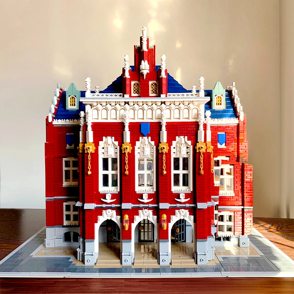 

89123 6355 шт., Модульные строительные блоки Moc для школы Университета