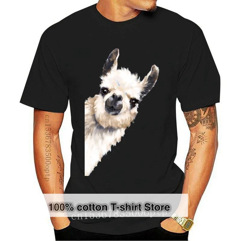 

New Sneaky Llama T shirt animals pet farm alpaca cute lovely drama funny children