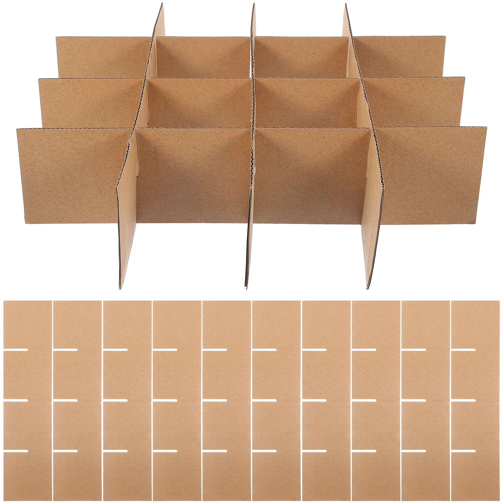 

16 pcs Cardboard Moving Box Dividers Cardboard Boxes Glass Dividers Dish Cardboard Dividers