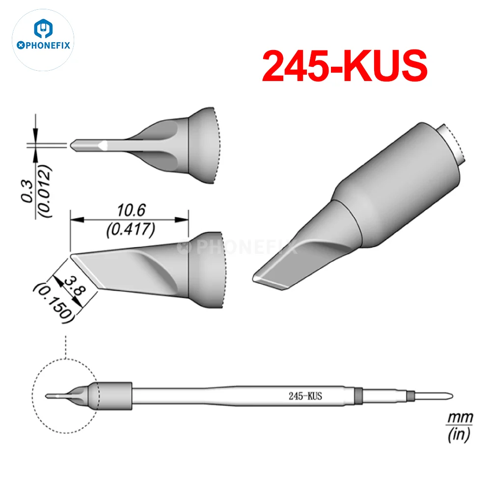 Phonefix C245 C470 Жало для паяльника  T245 T470