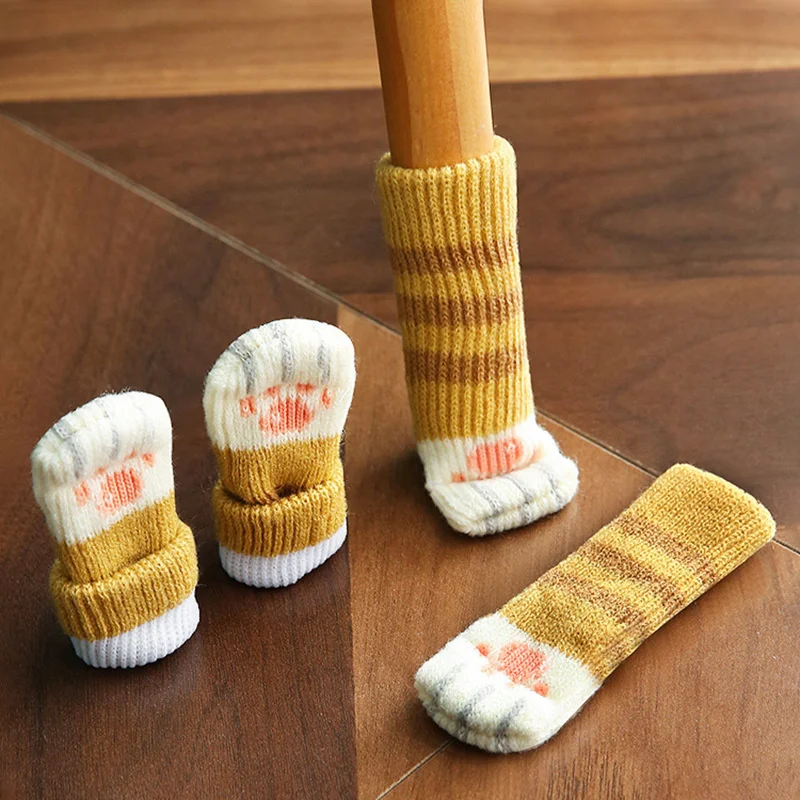 Foot Cover Thickened Cat Claw Stool Leg Protection Cover Table Leg Mute Table Foot Pad Table Chair Foot Pad