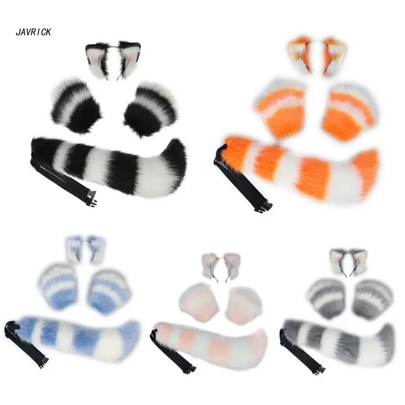 

Костюм для косплея хвоста животного кота и Волка на Хэллоуин