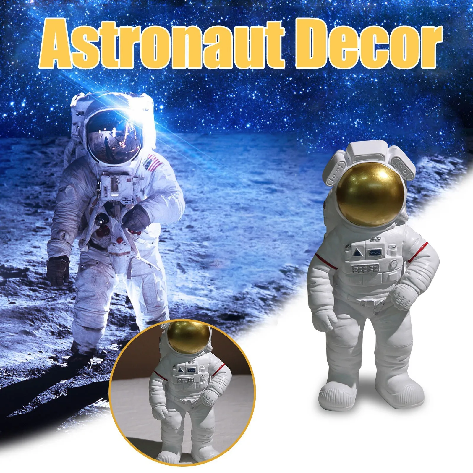 

Nordic model home Mini children doll toy resin astronaut decoration Home Decor