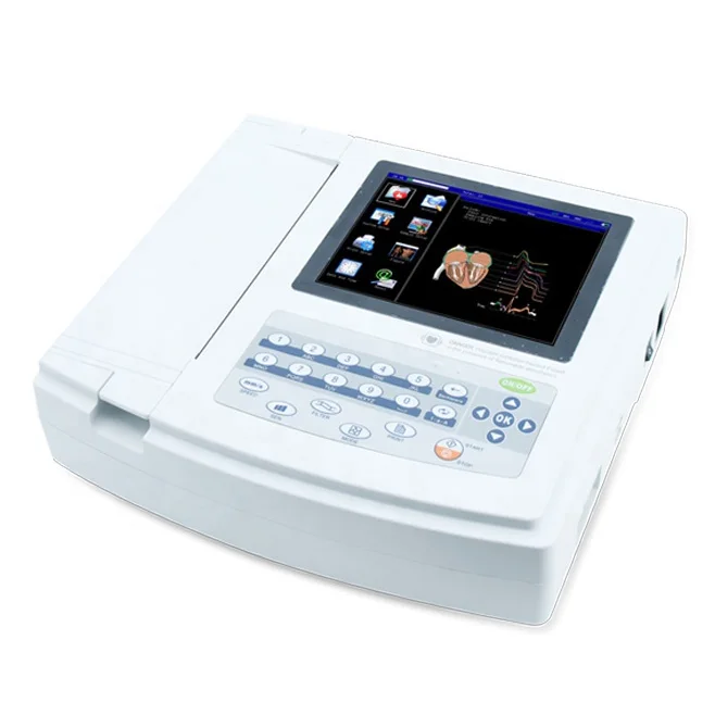 

HE-12D Portable 12 Channel EKG Digital Electrocardiogram ECG Machine
