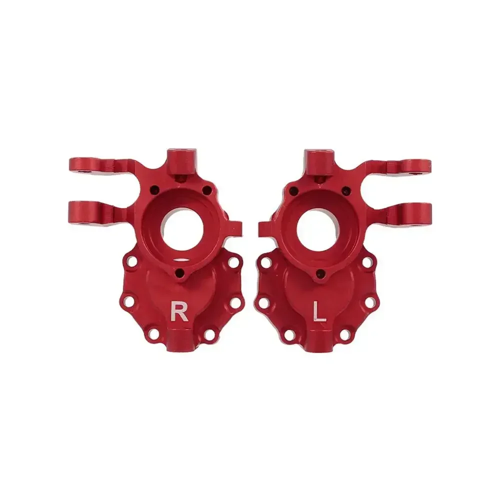 Черный серебристый алюминиевый передний поворотный кулак для радиоуправляемого