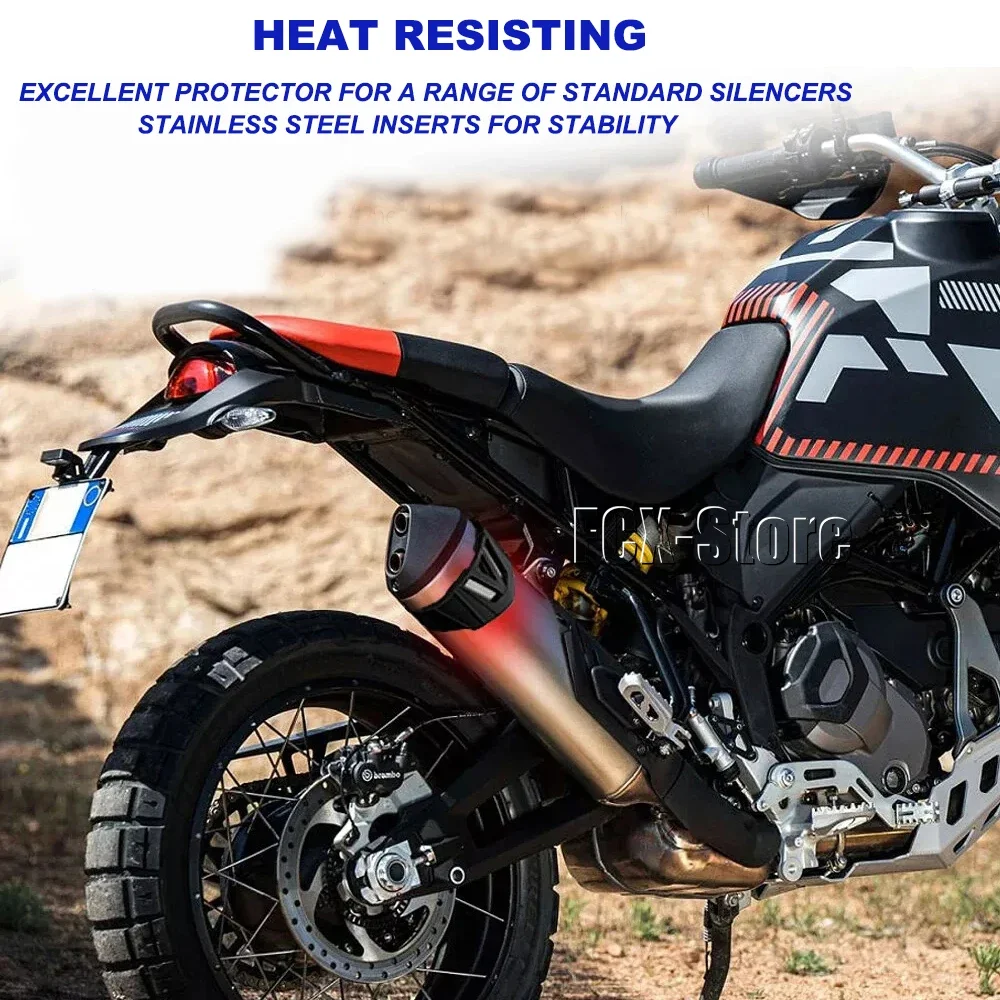 Защитный выхлопной глушитель для мотоцикла тепловая защита труб Ducati Desert X