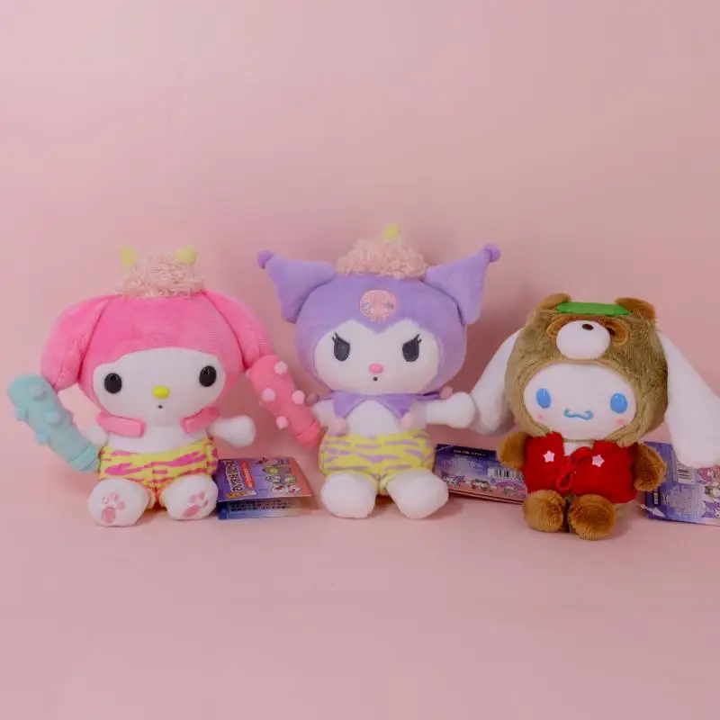 

10Cm Cartoon Stuffed Animals Kuromi My Melody Cinnamoroll Plush Toy Anime Kawaii Cute Soft Plushie Appease Girls Doll Toys Gifts