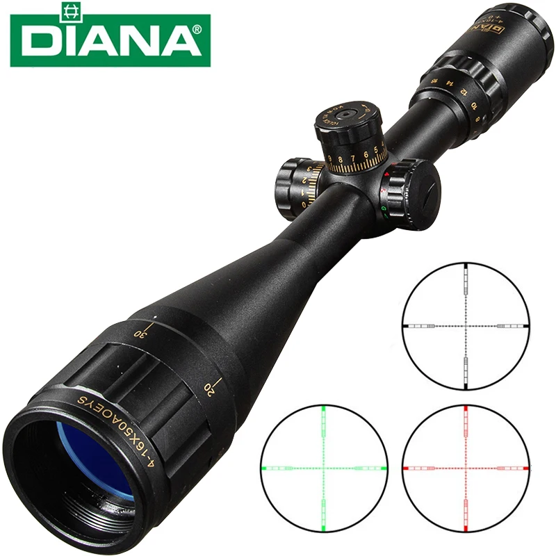 DIANA 4-16x50 Tactical Optical Scope Sniper Rifle Scope Rifle Hunting Scope