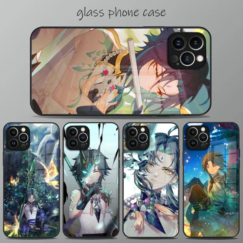 Чехол для телефона Genshin Impact Xiao IPhone 12Pro 12 13 11 Pro Max Mini X XR XS 8 7 6s Plus SE 2020 чехол из