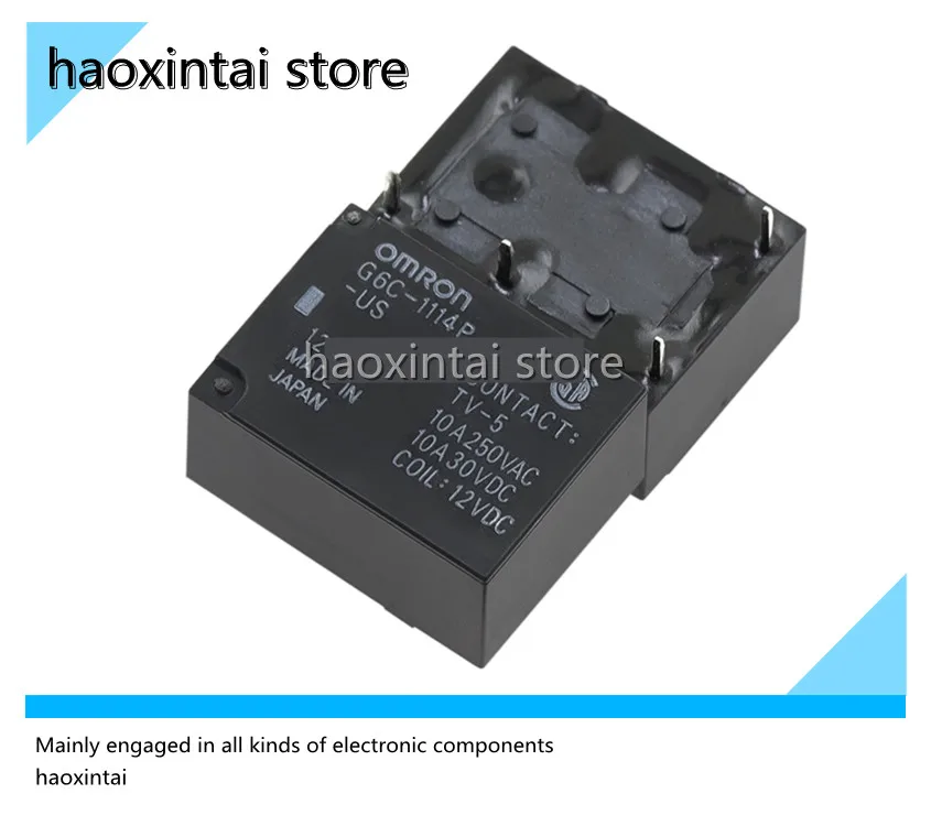 

1pcs G6C-1114P-US-12VDC New original relay 10A 4 feet