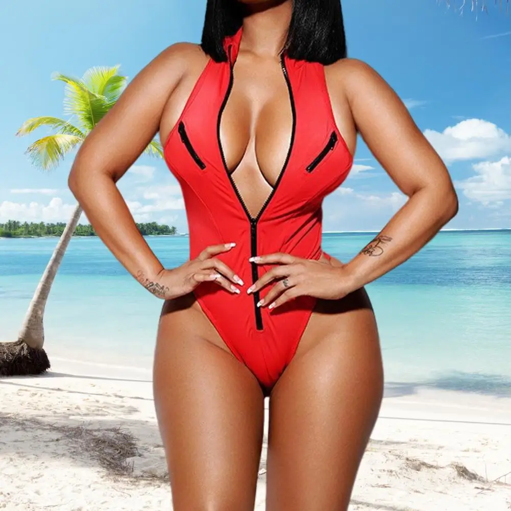 

Sexy Beautiful Zipper Design Lady Swimwear for Summer Women Swimsuit Sexy Beautiful Zipper Design Lady Swimwear for Summer