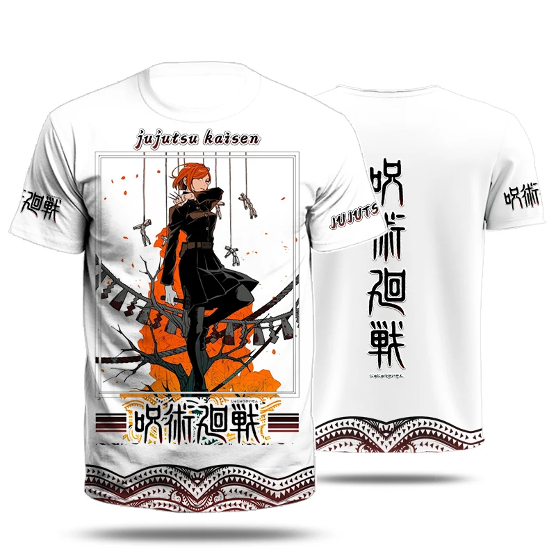 

Kaisen Itadori Yuji Men's T Shirt 3D Printed Japanese Anime Jiu Jitsu Fashion O Neck Ladies Unisex