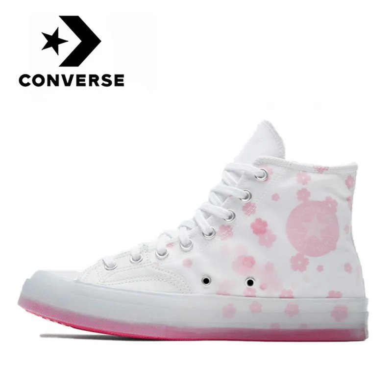 Authentic Converse Chuck Lightweight High shoes man and women classic sneakers Casual Fashion White Pink  Canvas Shoes 1970s