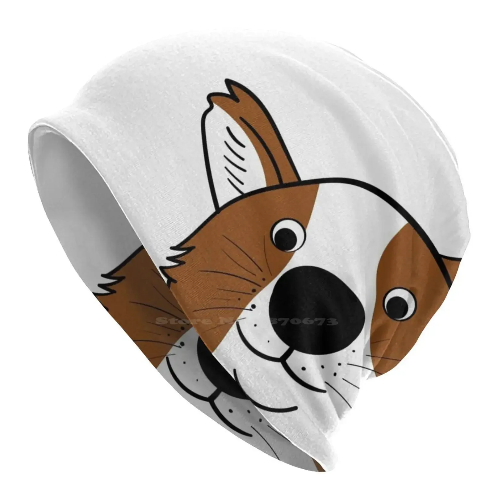 Вязаная шапка Peeking для собак теплая шапочка уличные шапки щенков подглядывающих