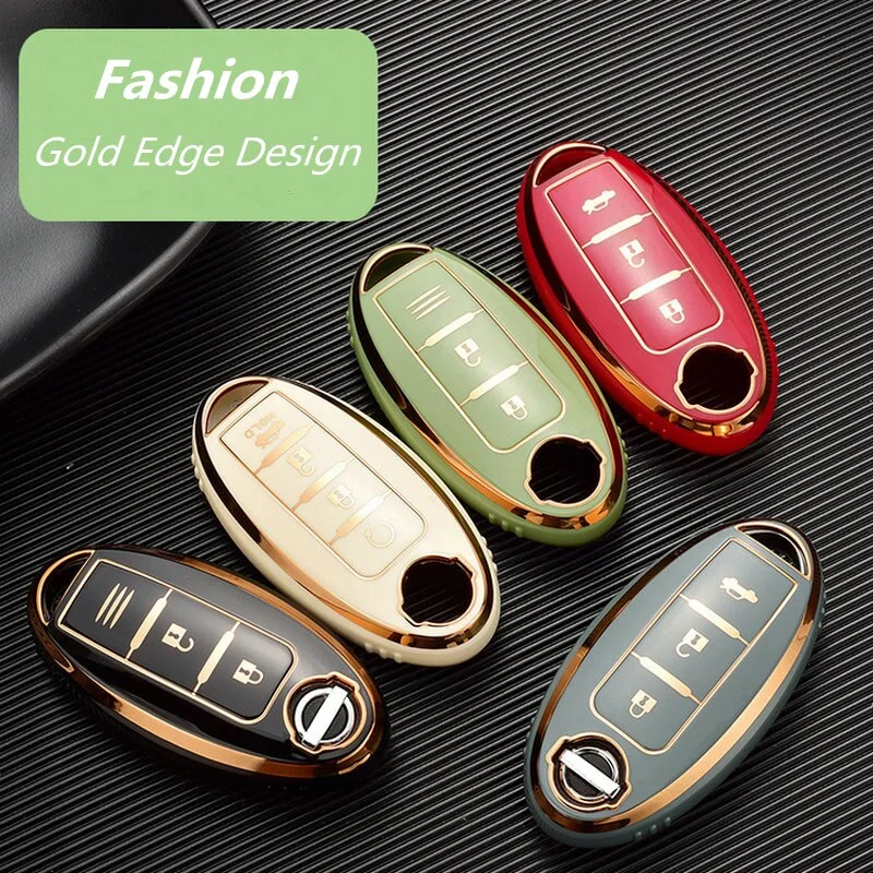 

TPU Car Remote Key Case Cover Shell Fob For Nissan Qashqai Juke J10 J11 X-Trail T32 T31 Kicks Tiida Pathfinder Note For Infiniti