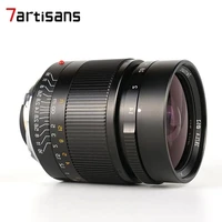 7artisans 28mm f1 4 full frame manual focus large aperture wide angle lens for leica msony fe plus m240 m3 m5 m6 m7 camera