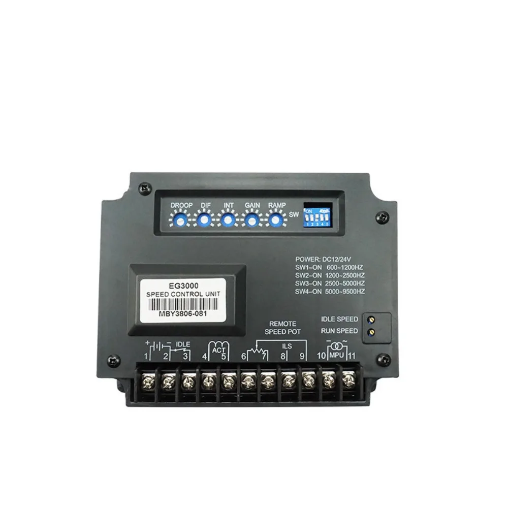 

EG3000 Generator Electronic Governor Speed Controller regulator stabilizer brushless genset part DC 12v 24v engine control part