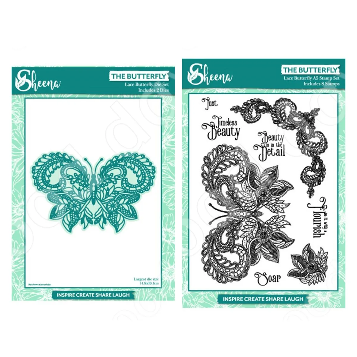 

New 2022 Arrival The Lace Butterfly Cutting Dies Stamps Scrapbook Diary Decoration Embossing Template Diy Greeting Card Handmade