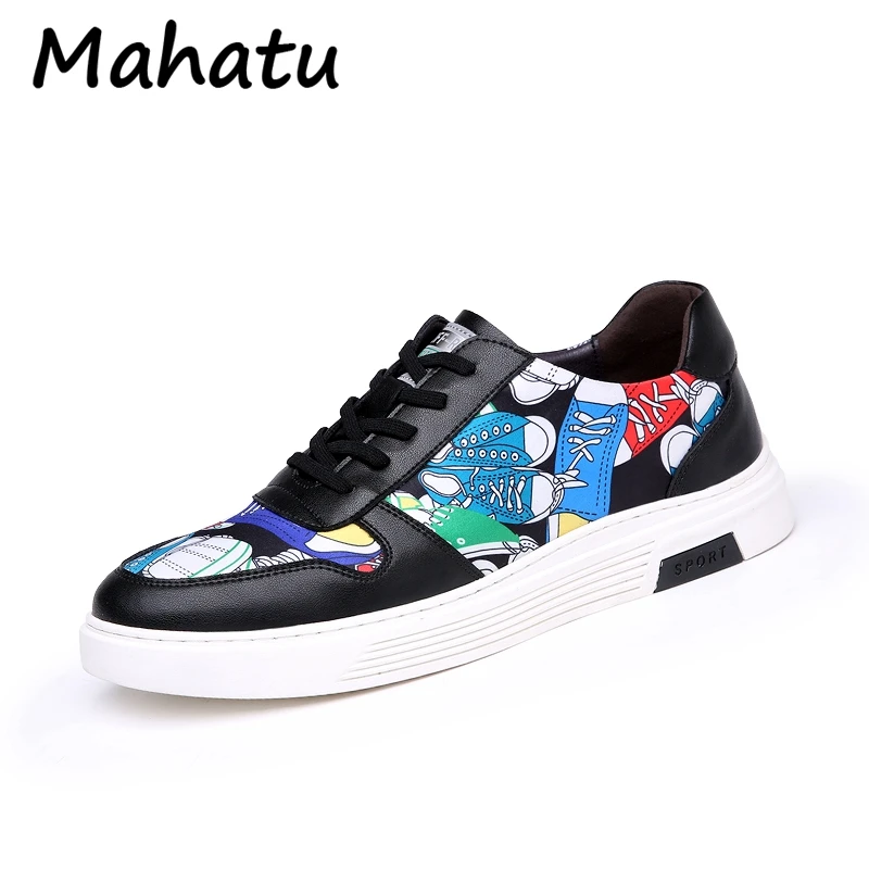 

Men Casual shoes 2023 Leisure shoes comfort breathe freely Light tennis masculino sneakers Pringting Graffiti Shoes zapatillas