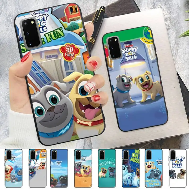 

Disney Puppy dog pals Phone Case for Samsung S10 21 20 9 8 plus lite S20 UlTRA 7edge