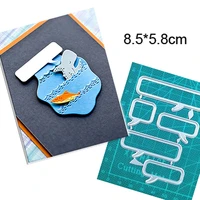 5pcslot small dialogs 2022 new arrivals cutting dies scrapbooking decoration embossed album card making diy handicrafts