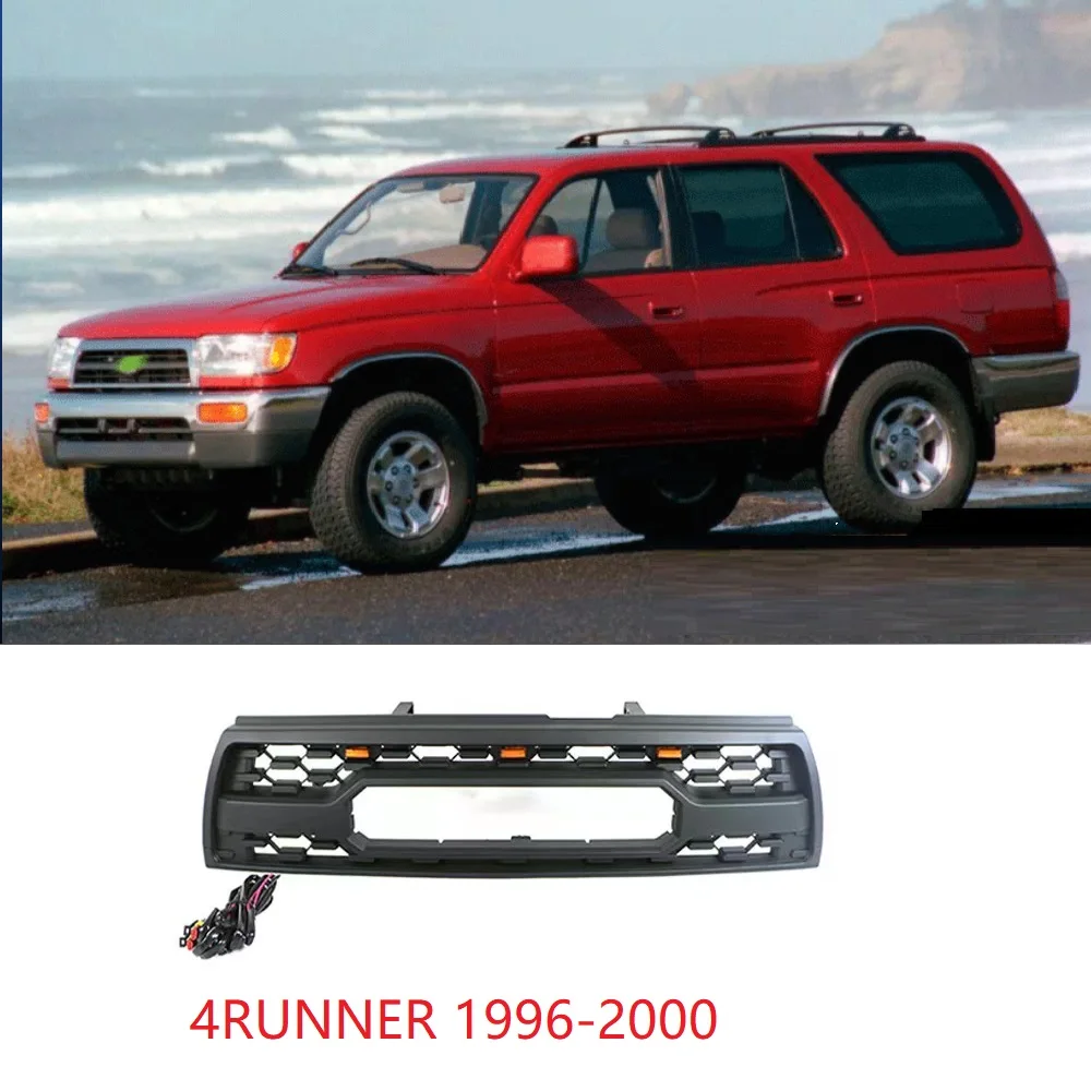 

Front Racing Grills Fit For 4Runner 1996 1997 1998 1999 2000 2001 Abs Grille Grill Mesh Mask Cover Auto Accessories
