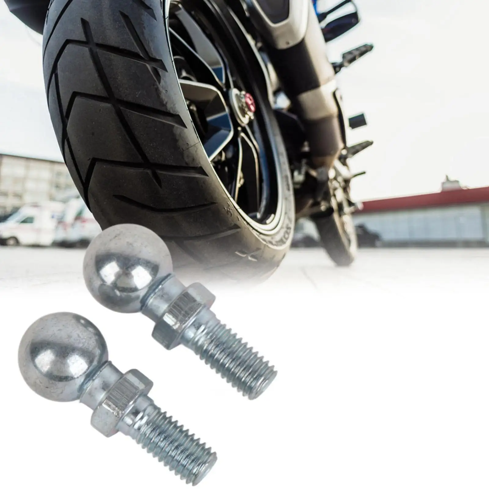 2 шт. автомобильный железный шариковый шпильковый болт для газовых стоек M6/M8