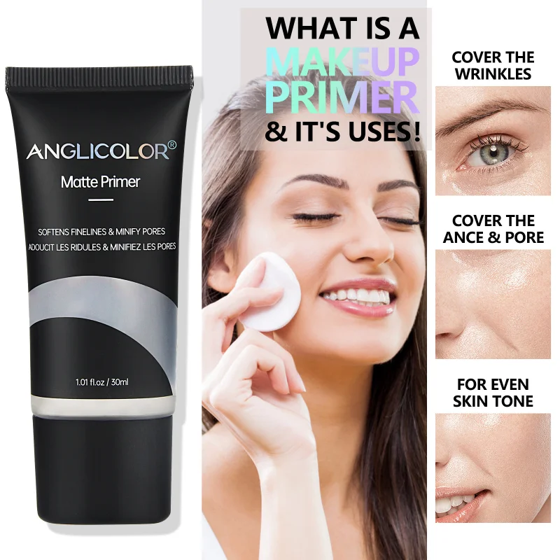 30ml ANGLICOLOR Isolation Moisturizing Makeup Primer Repair Oil Control Invisible Pores Moisturizing Sunscreen In Stock
